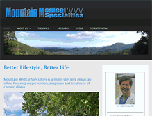 Tablet Screenshot of mountainmedicalspecialties.com